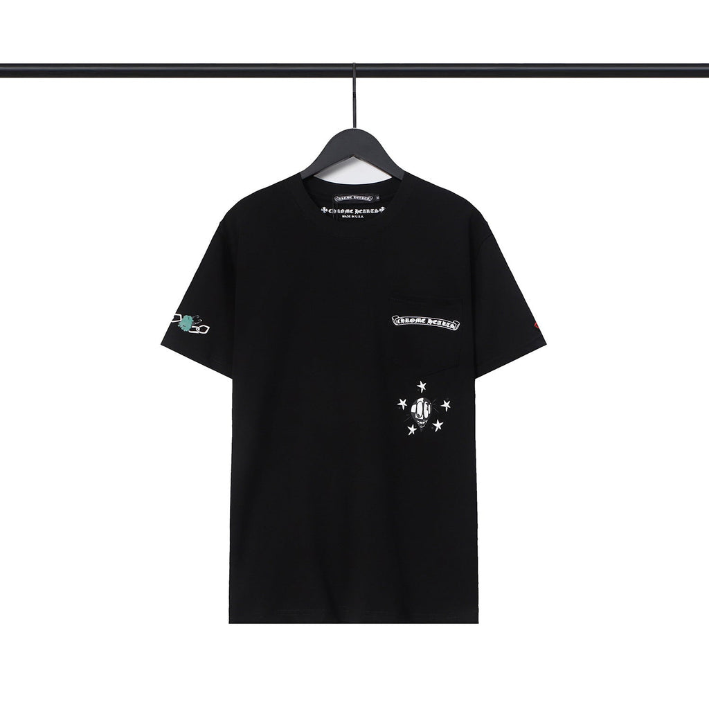 CHH Chrome Heart T Shirts Back Cross Short Sleeve T-Shirt