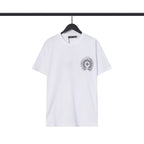 CHH Chrome Heart T Shirts Sanskrit cross logo short-sleeved men's T-shirt