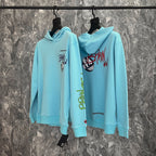 Chrome Heart Hoodie hooded sweater Sanskrit and fun football graffiti print