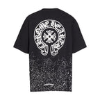 CHH Chrome Heart T Shirts T-shirt sprayed loose cotton short sleeves