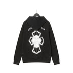 Chrome Heart Hoodie Chrome Heart Sanskrit embroidered hooded sweater