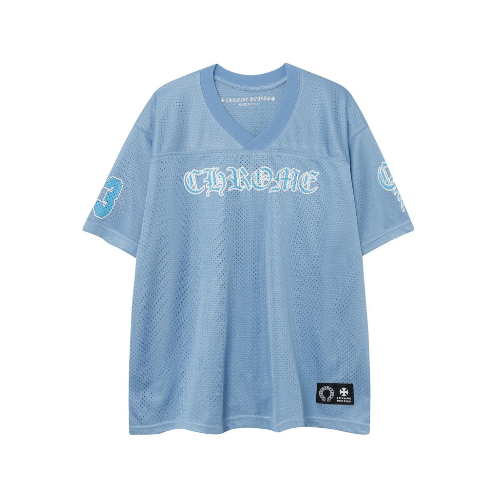 CHH Chrome Heart T Shirts Croix Cross Color Leather Printed Short Sleeve T-Shirt