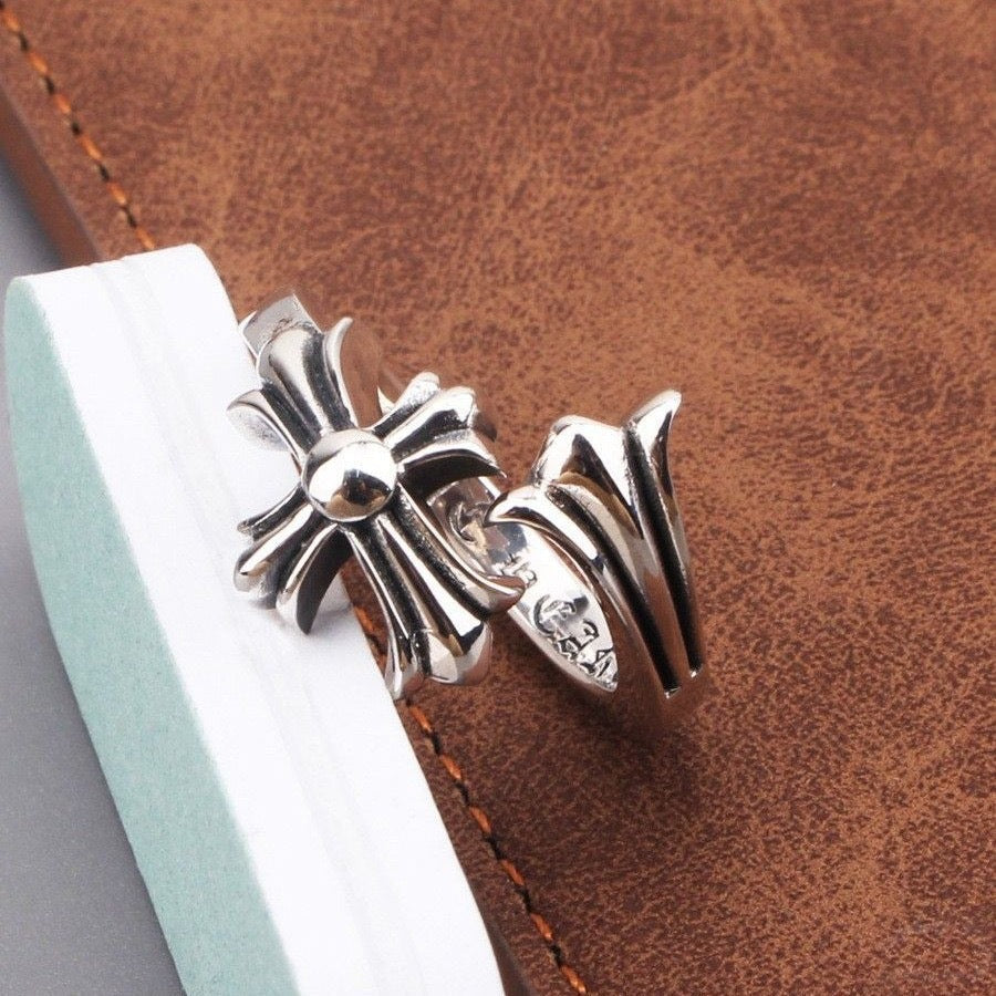 Chrome Heart Ring Personality Fashion