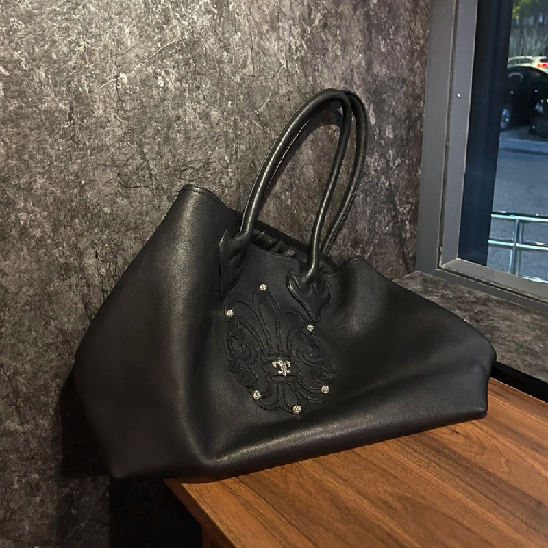 Chrome Heart Leather Bag Tote Shoulder Bag