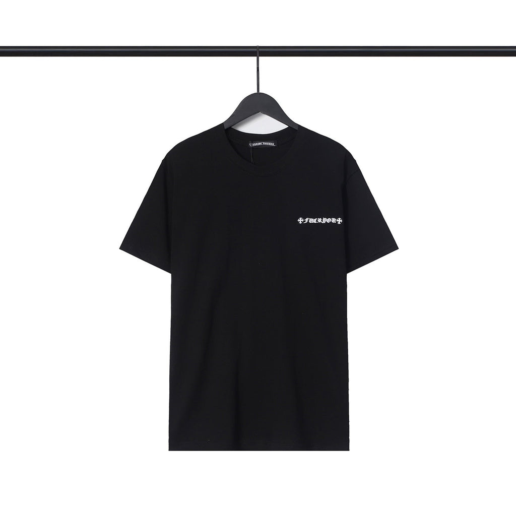 CHH Chrome Heart T Shirts Chrome Hearts Sanskrit Horseshoe Short Sleeve T-Shirt