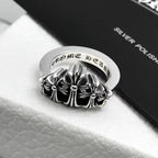 Chrome Heart Ring Crown Ring