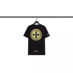 CHH Chrome Heart T Shirts Sanskrit Large Logo Cross Print Short Sleeve T-Shirt