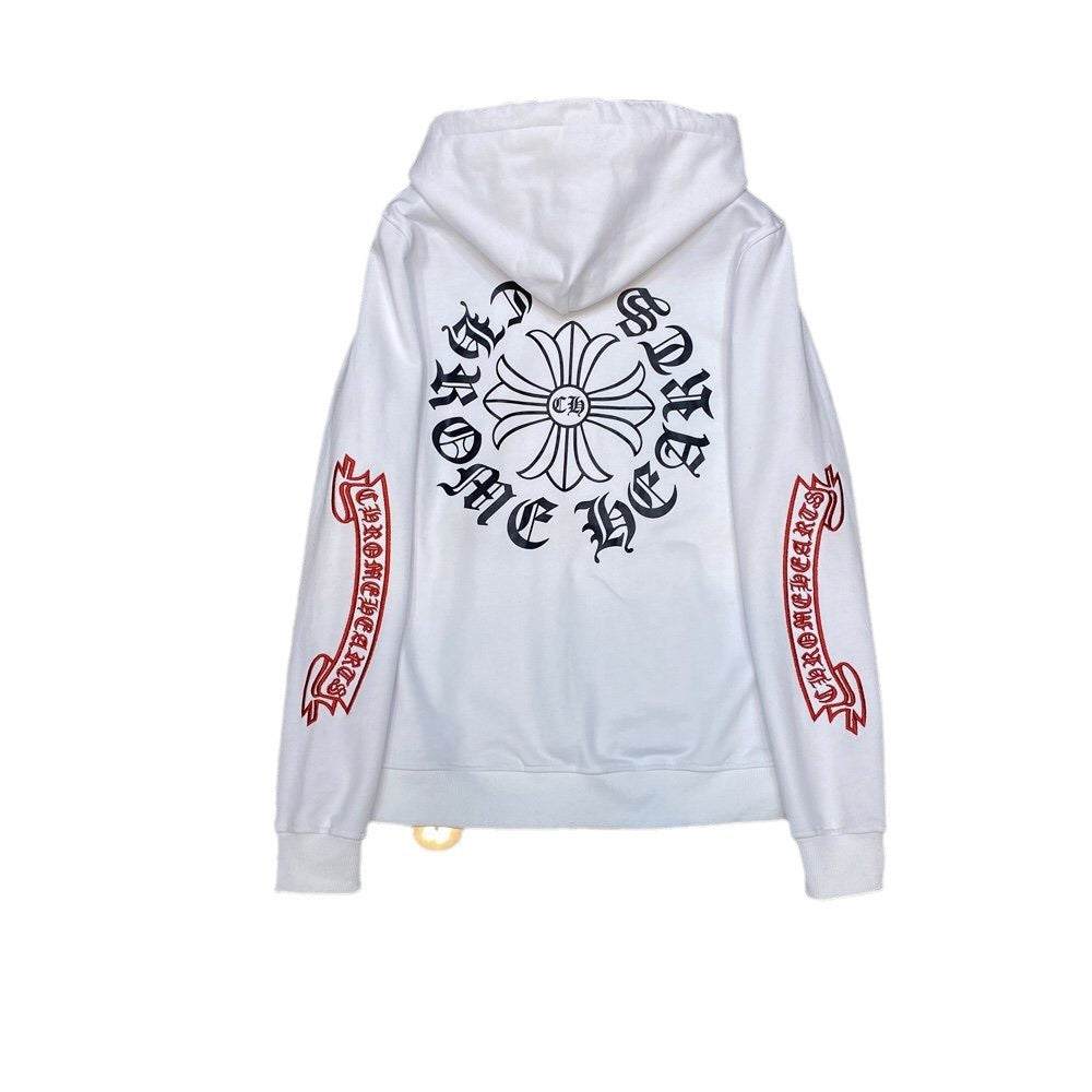 Chrome Heart Hoodie Chrome Heart Crow Snowflake Cross Phantom Horseshoe Hooded
