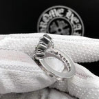 Chrome Heart Ring Crown Ring
