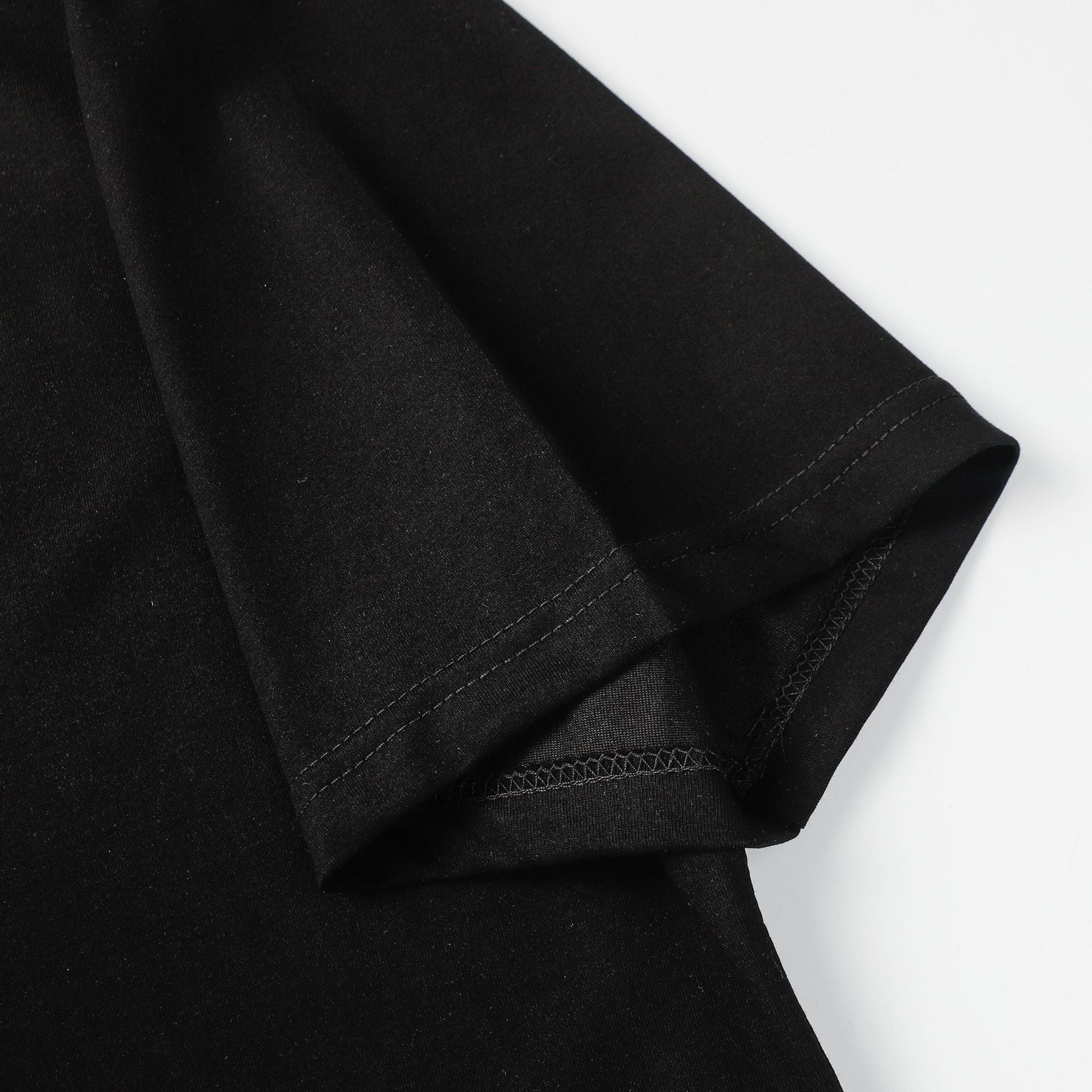 CHH Chrome Heart T Shirts Sanskrit horseshoe print lapel polo shirt versatile short sleeve