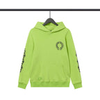 Chrome Heart Hoodie Chrome Hearts Casual Print Casual Hooded Sweater