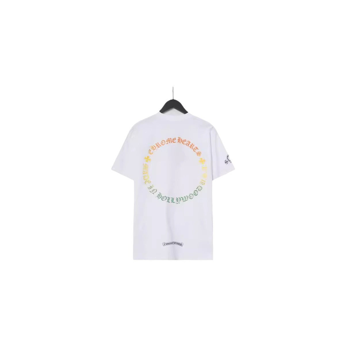 CHH Chrome Heart T Shirts Sanskrit Color Printing Loose Casual Versatile Crew Neck Short Sleeve T-Shirt