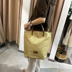 Chrome Heart Leather Bag Embroidered Cartoon Tote Bag