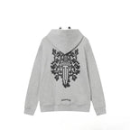 Chrome Heart Hoodie Chrome Heart Sanskrit embroidered hooded sweater sweater