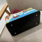 Chrome Heart Leather Bag Embroidered Cartoon Shoulder Bag Crossbody Bag