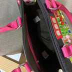 Chrome Heart Leather Bag Embroidered Cartoon Shoulder Bag Crossbody Bag