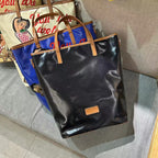 Chrome Heart Leather Bag Embroidered Cartoon Tote Bag