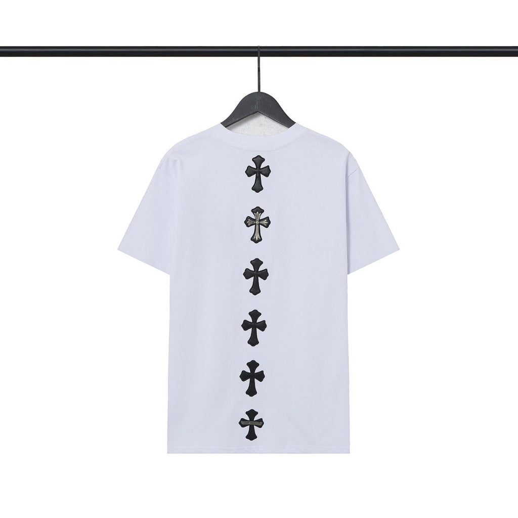 CHH Chrome Heart T Shirts Croix Cross Print Short Sleeve T-Shirt