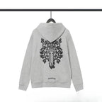Chrome Heart Hoodie Chrome Heart Sanskrit embroidered hooded sweater sweater