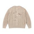 "Jazz" cable knit beige