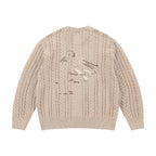 "Jazz" cable knit beige